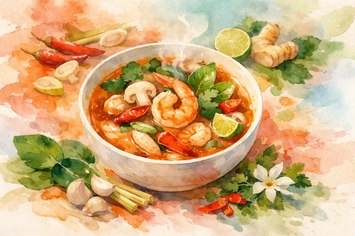 What Is Tom Yum Soup? Flavor, Heat, and Herbs