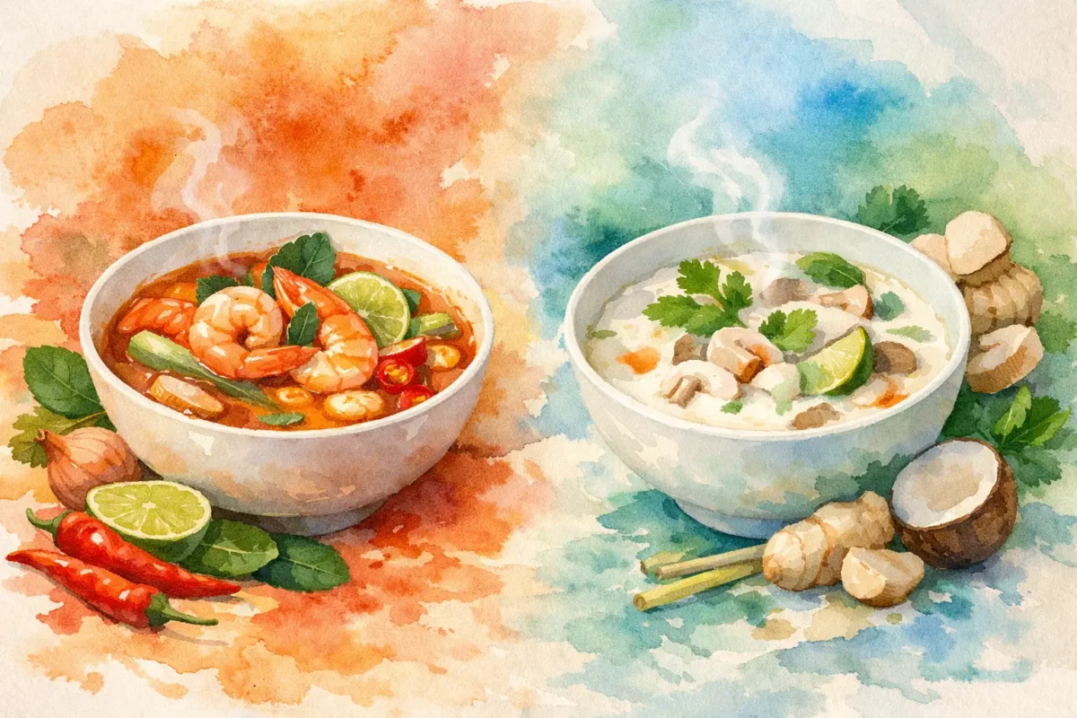 Tom Yum vs Tom Kha: What’s the Difference?