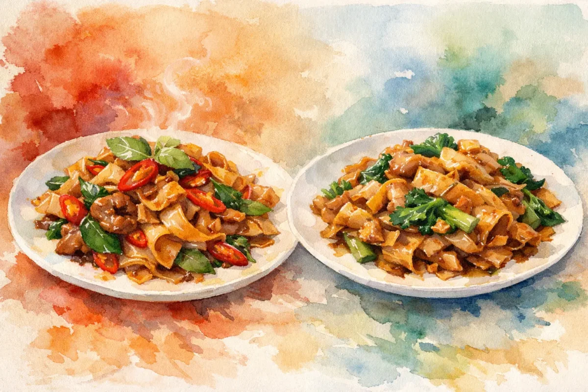 Pad Kee Mao vs Pad See Ew: Which to Order