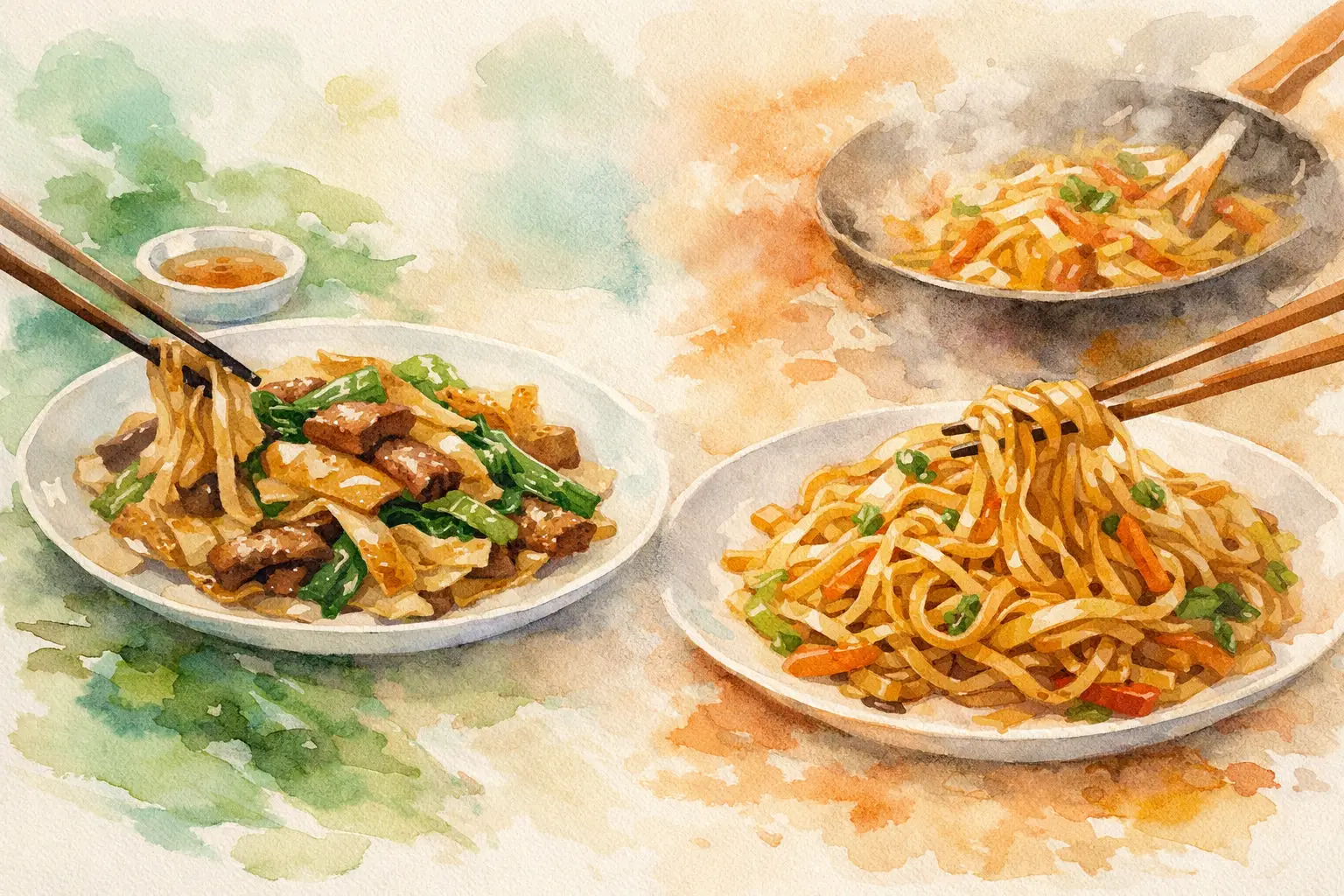 Pad See Ew vs Chow Mein: What's Different?