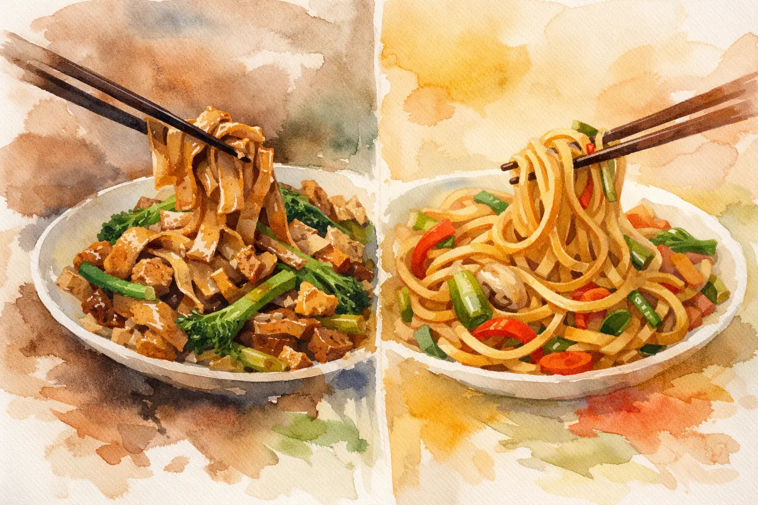 Pad See Ew vs Lo Mein: What Sets Them Apart?