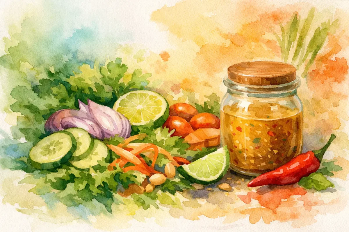 Fresh Thai Salad Dressing That Tastes Right